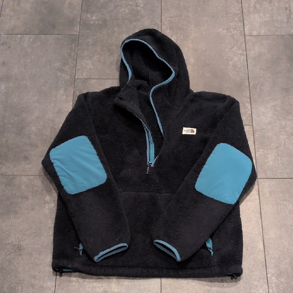 The North Face Campshire Sherpa Fleece Pullover Hoodie Size L